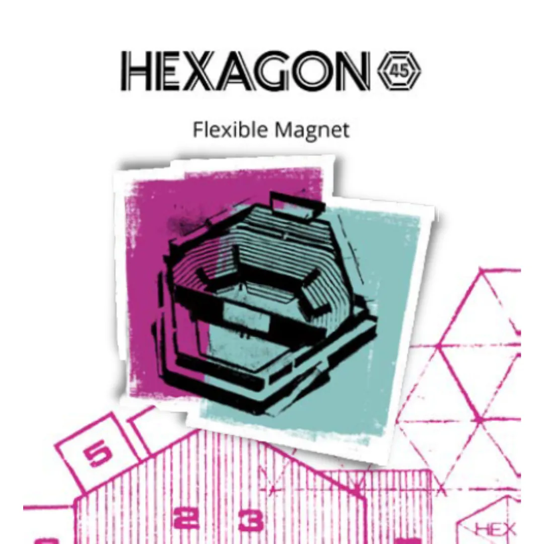 Hexagon 45 Magnet