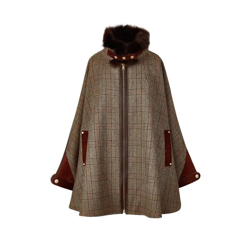 Holland Cooper Chiltern Ladies Cape - Bourbon