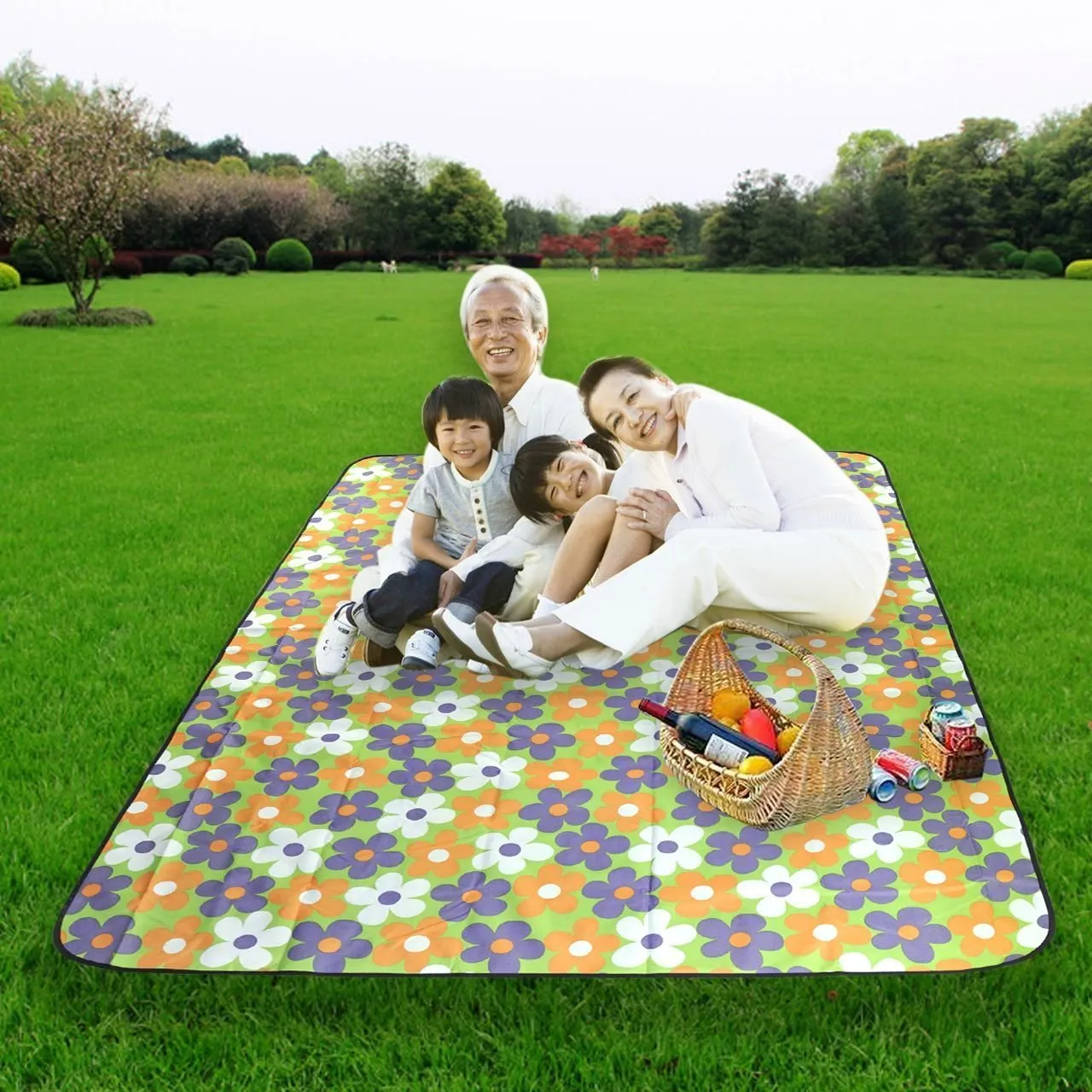 HomeFlav Foldable Picnic Blanket