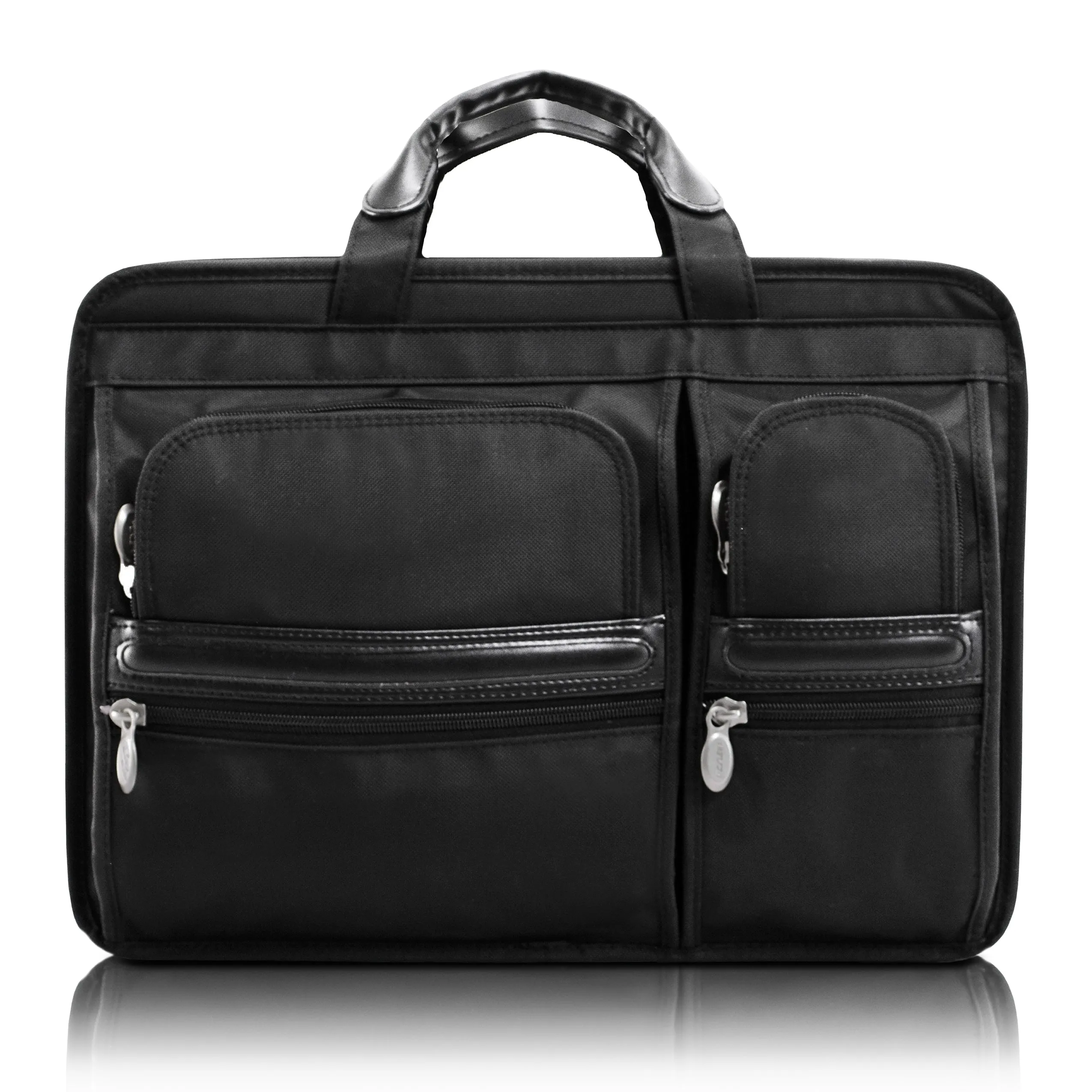 HUBBARD | 15” Nylon Dual-Compartment Laptop Briefcase