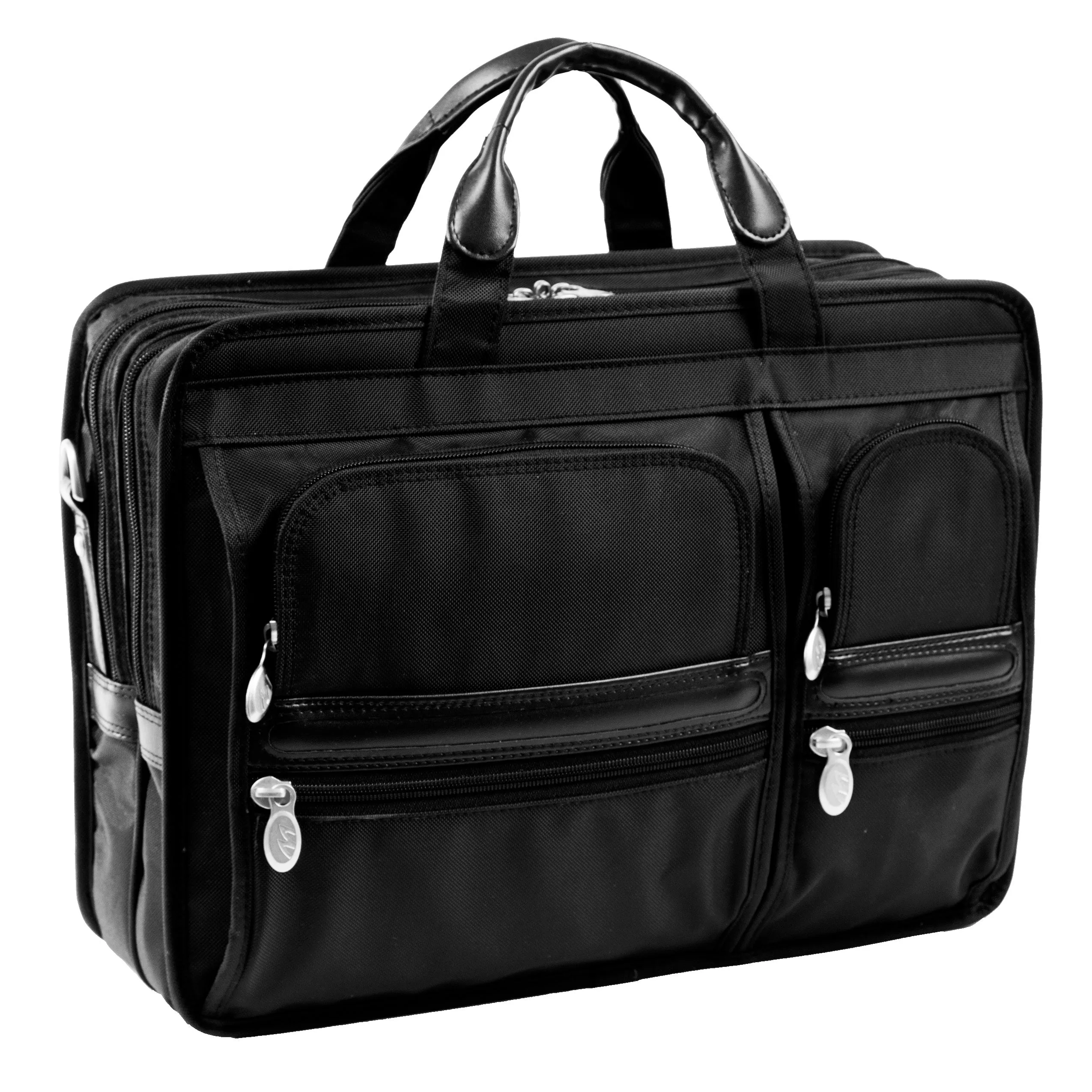 HUBBARD | 15” Nylon Dual-Compartment Laptop Briefcase