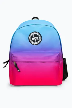 Hype Iconic Blue/Pink Fade Girls School Backpack