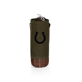 Indianapolis Colts - Malbec Insulated Canvas and Willow Wine Bottle Basket