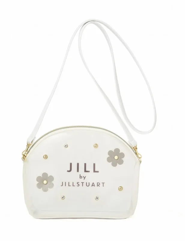 Japanese magazine gift Jill Stuart Two sides (frosted/white) Crossbody bag