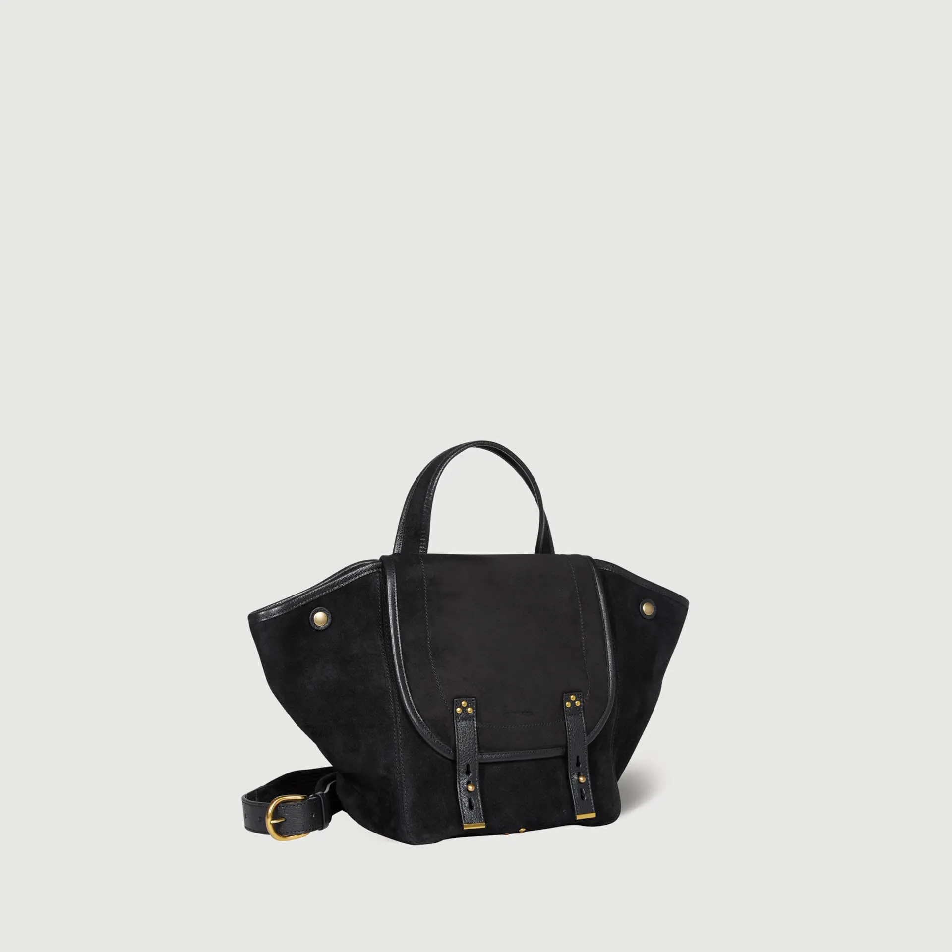 JEROME DREYFUSS SHOULDER BAG STAN PANIER M CR BLACK