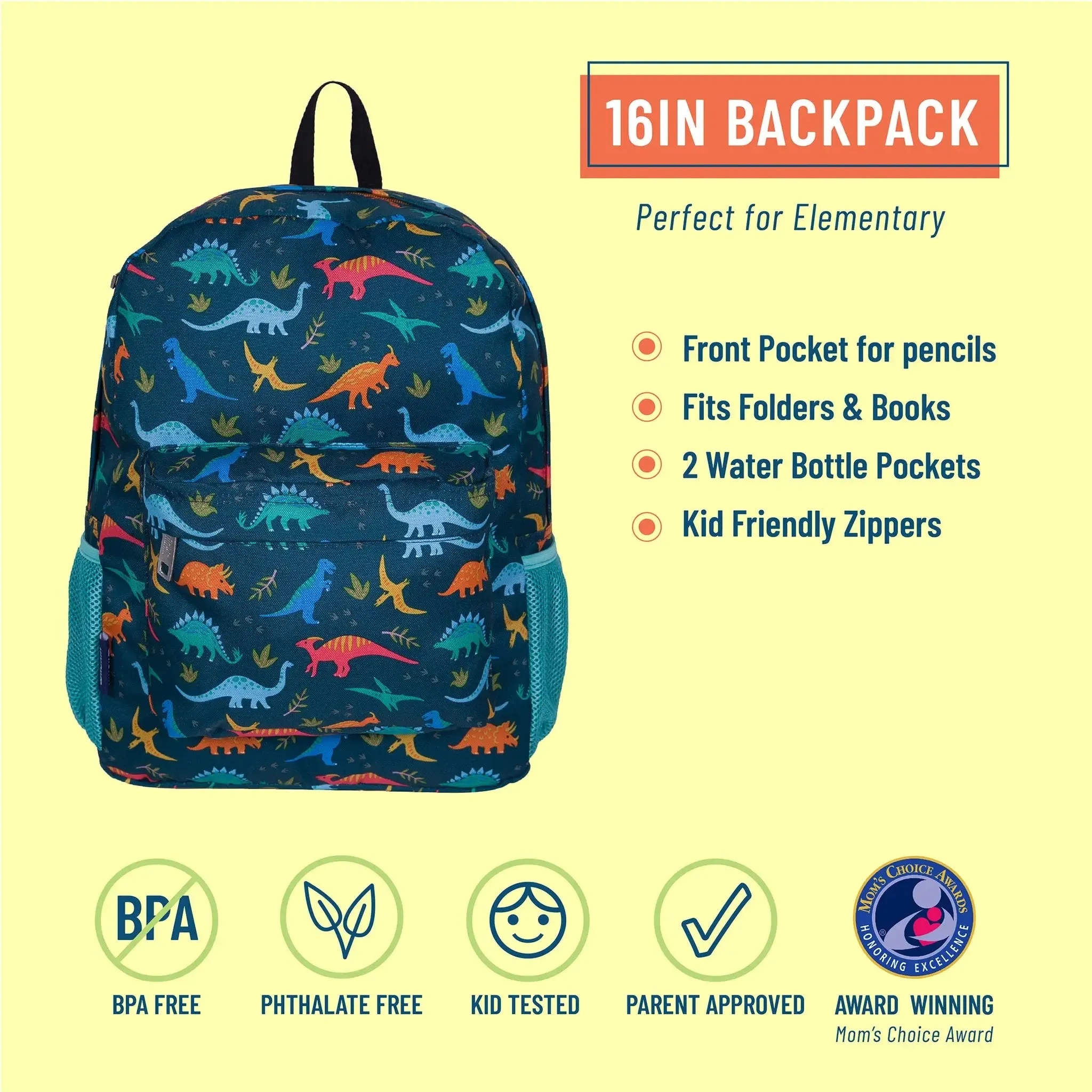 Jurassic Dinosaurs Backpack - 16 Inch