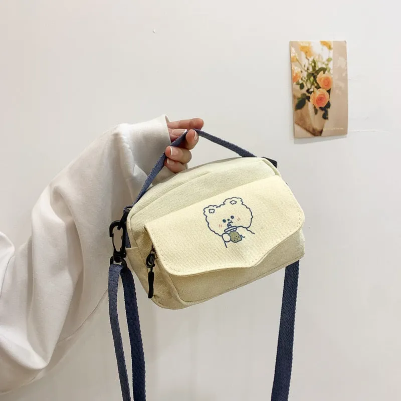 Kawaii Fresh Canvas Shoulder Bag - Kawaii Bags - Kawaii Handbag