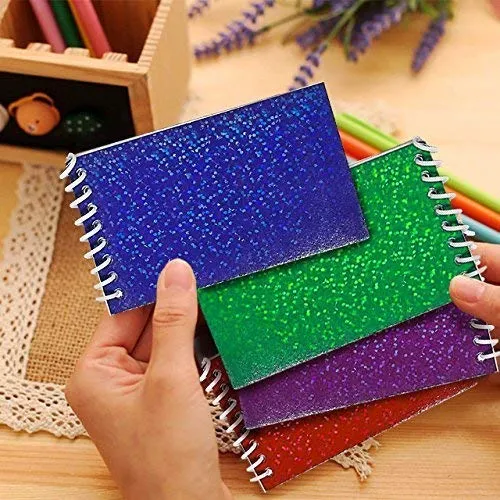 Kicko Mini Spiral Prism Notepads - 2.25 X 3.5 Inches - 20 Pages Each - 24 Pack - Assorted