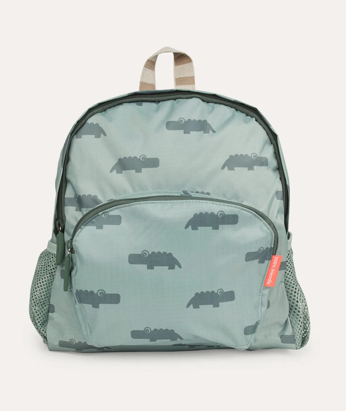 Kids Backpack - Croco Green