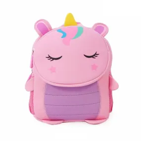 Kids School Bag Soft Plush Backpacks Cartoon Boys Girls Baby (2-5 Years) (UNICORN)