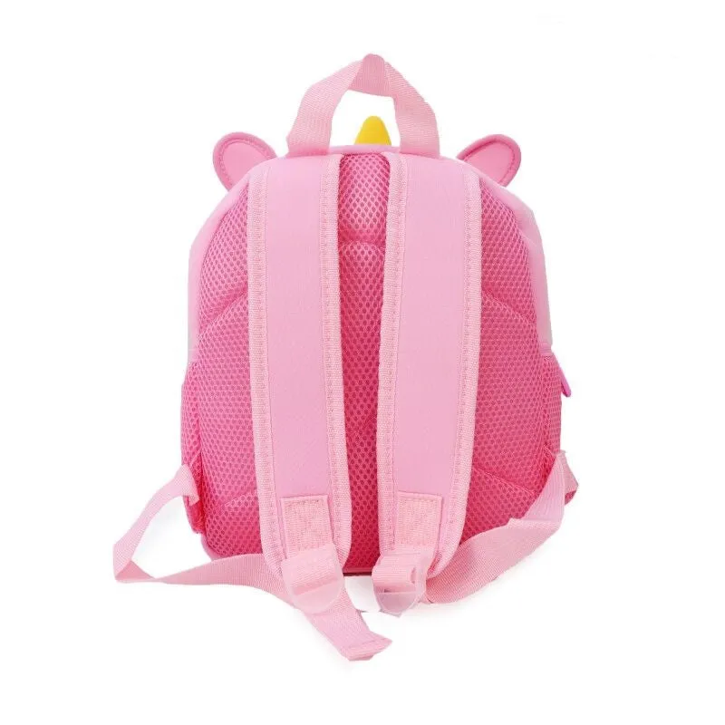 Kids School Bag Soft Plush Backpacks Cartoon Boys Girls Baby (2-5 Years) (UNICORN)