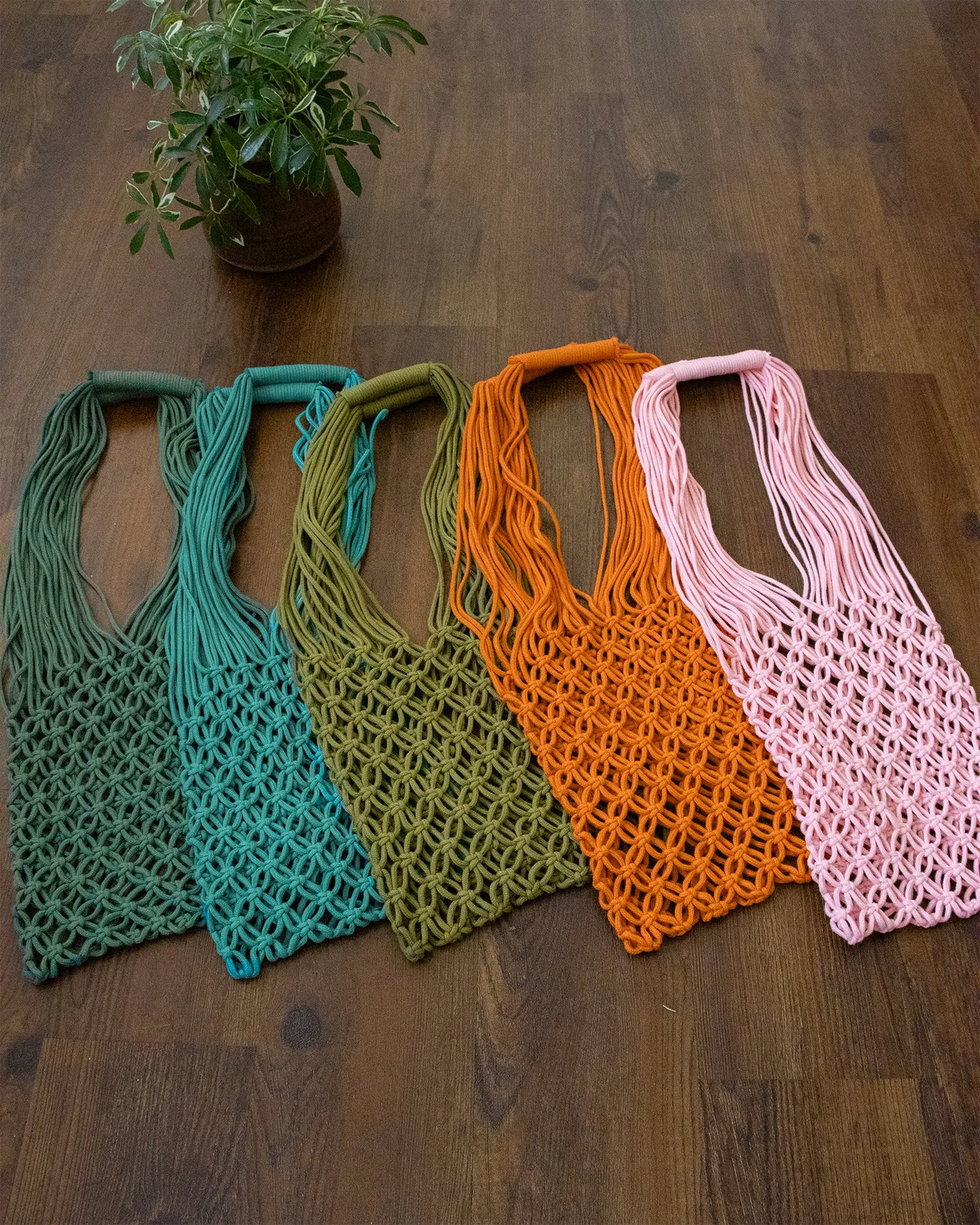 Kokoro Original, Crocheted Shopping Bag, Spring/Summer