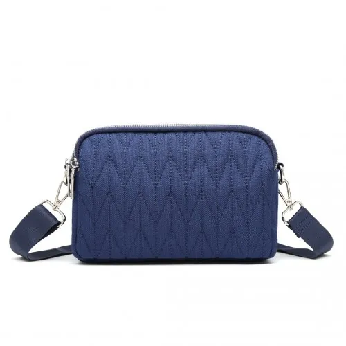 Kono Multi Pocket Waterproof Small Crossbody Bag - Navy | Durable & Stylish for Everyday Adventures