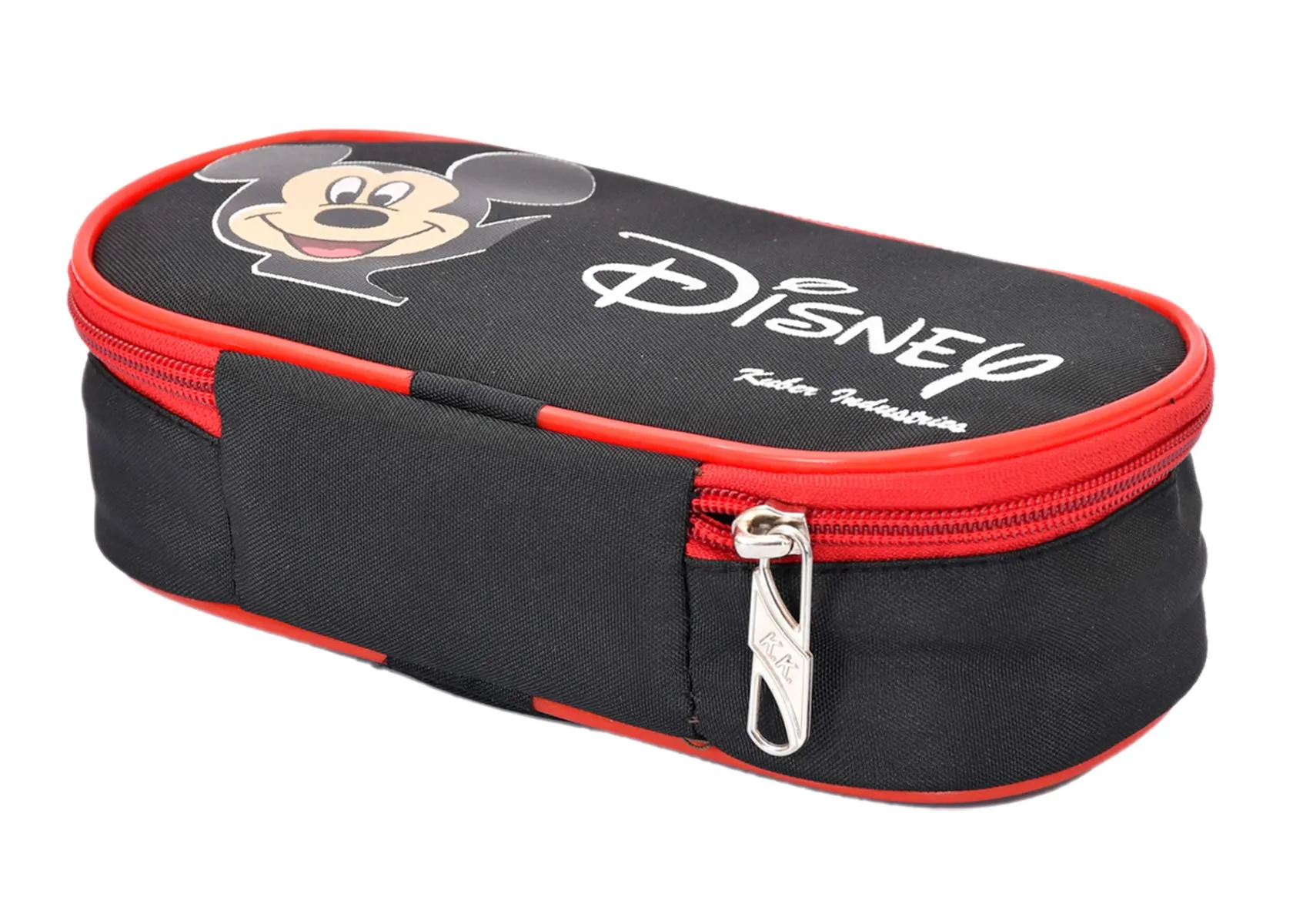 Kuber Industries Rexene Disney Print Travel Lunch/Tiffin/Storage Bag for Office, College & School (Black, Standard)-KUBMART11692,