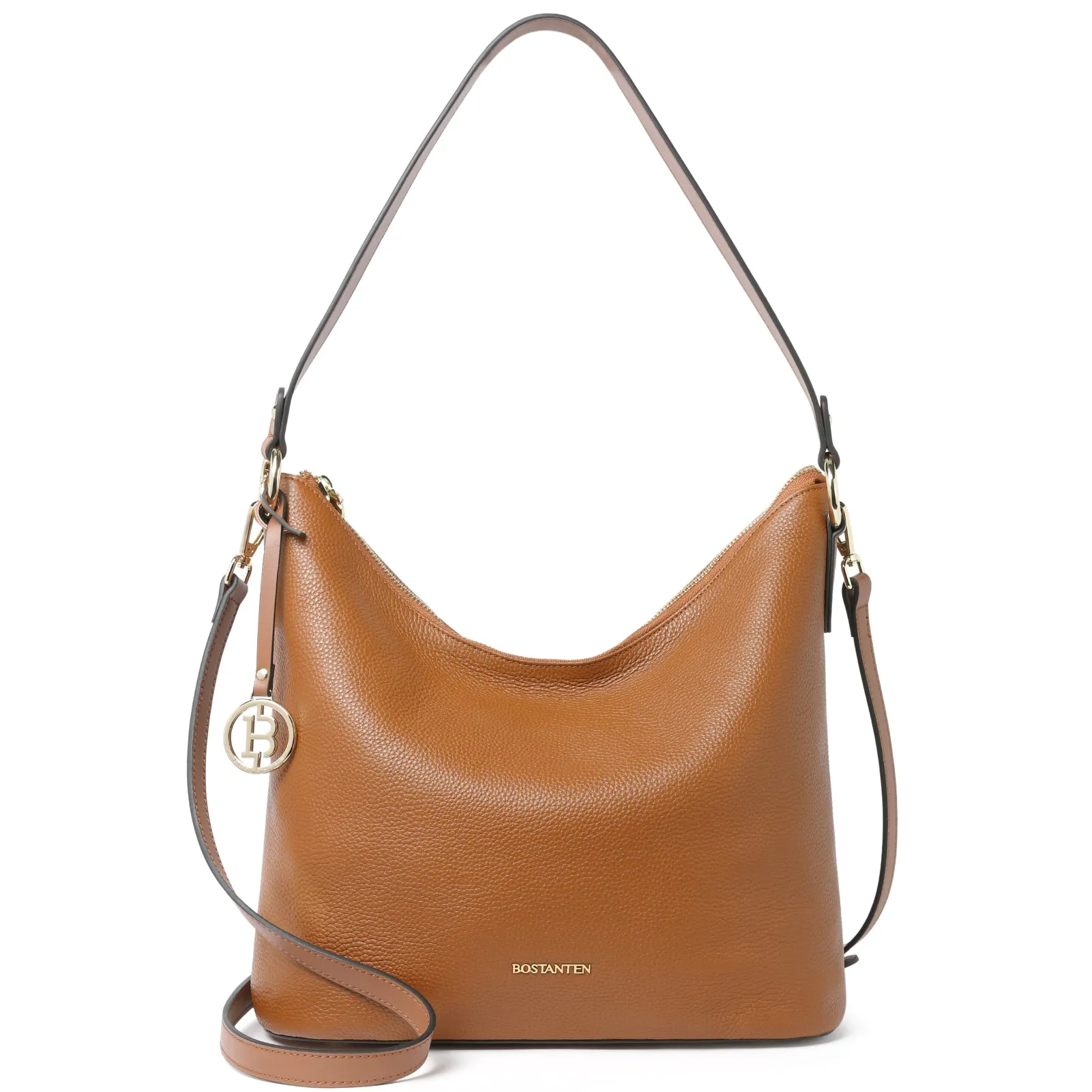 Kweli Trendy Leather Crossbody Hobo Bag for Hands-Free Carrying