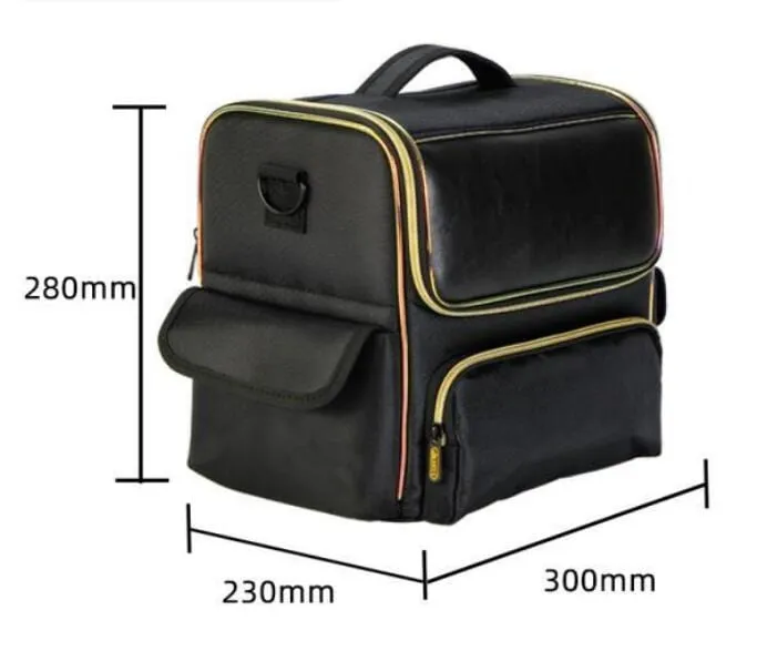 Large Capacity Women Travel Cosmetic Organizer Suitcase