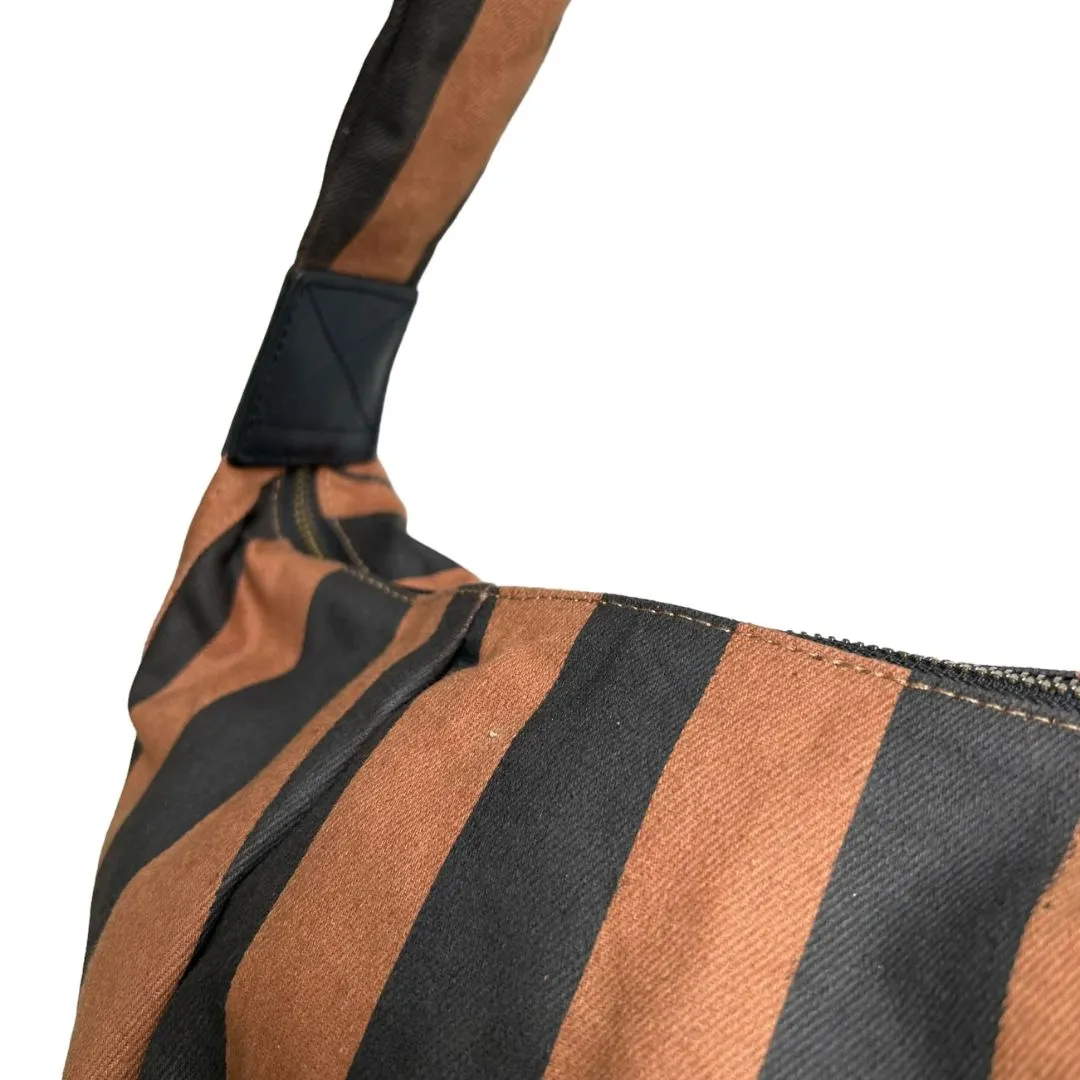 Large Stripe Crossbody Bag