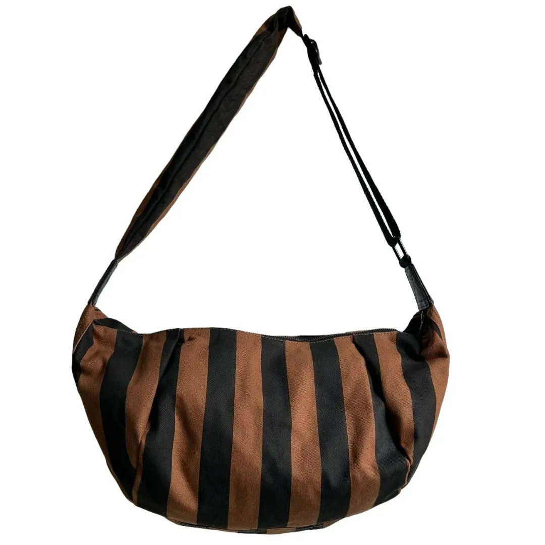 Large Stripe Crossbody Bag