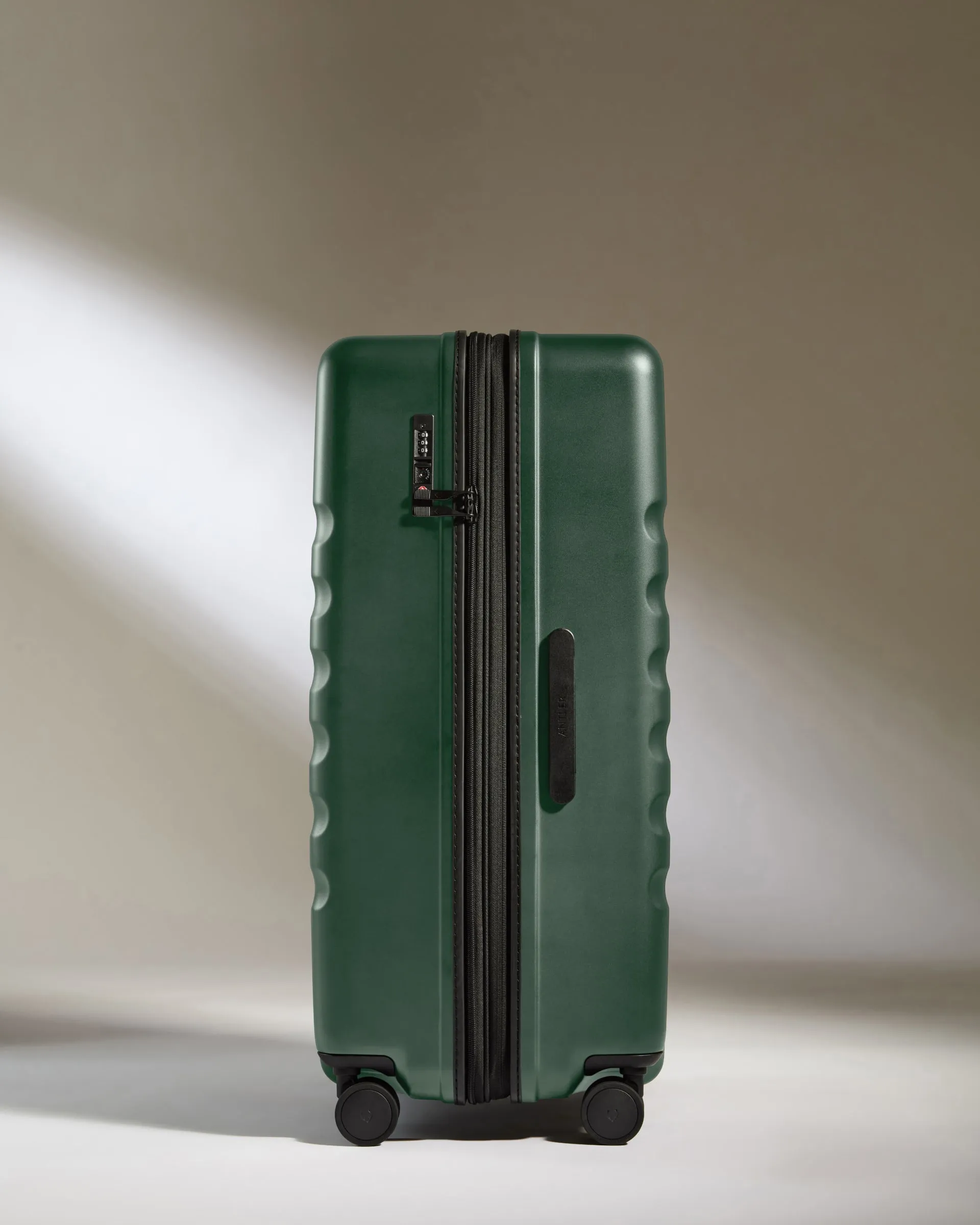 Large Suitcase in Antler Green - Icon Stripe