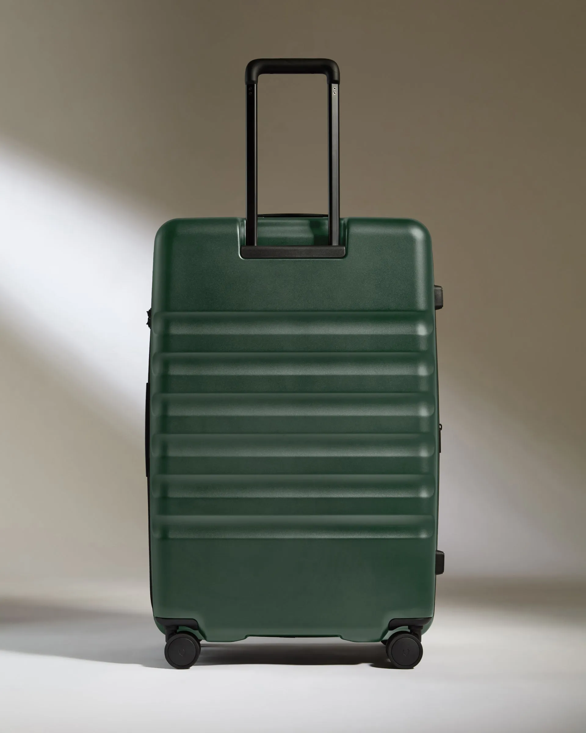 Large Suitcase in Antler Green - Icon Stripe