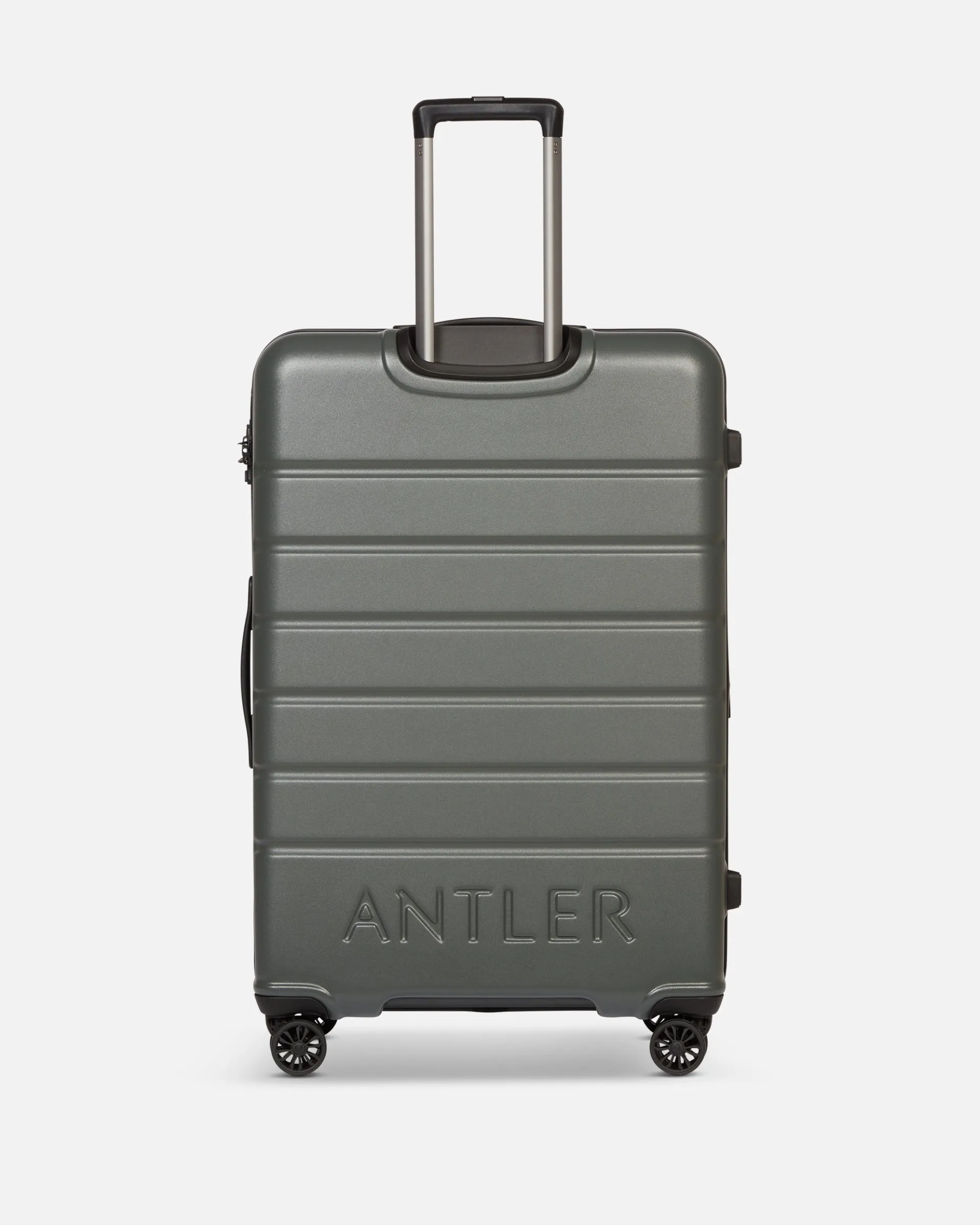 Large Suitcase in Black - Logo