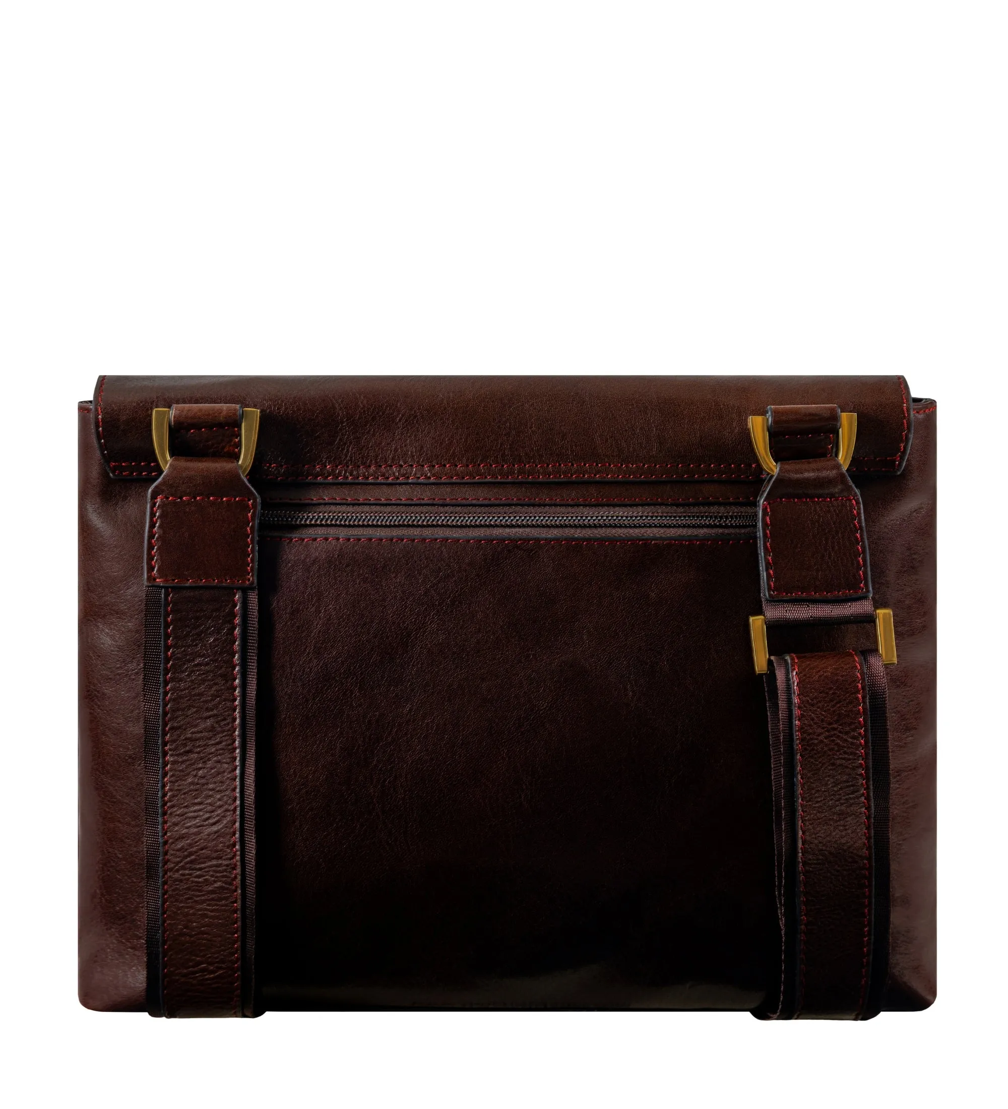 Leather Messenger Bag - A Room with a View