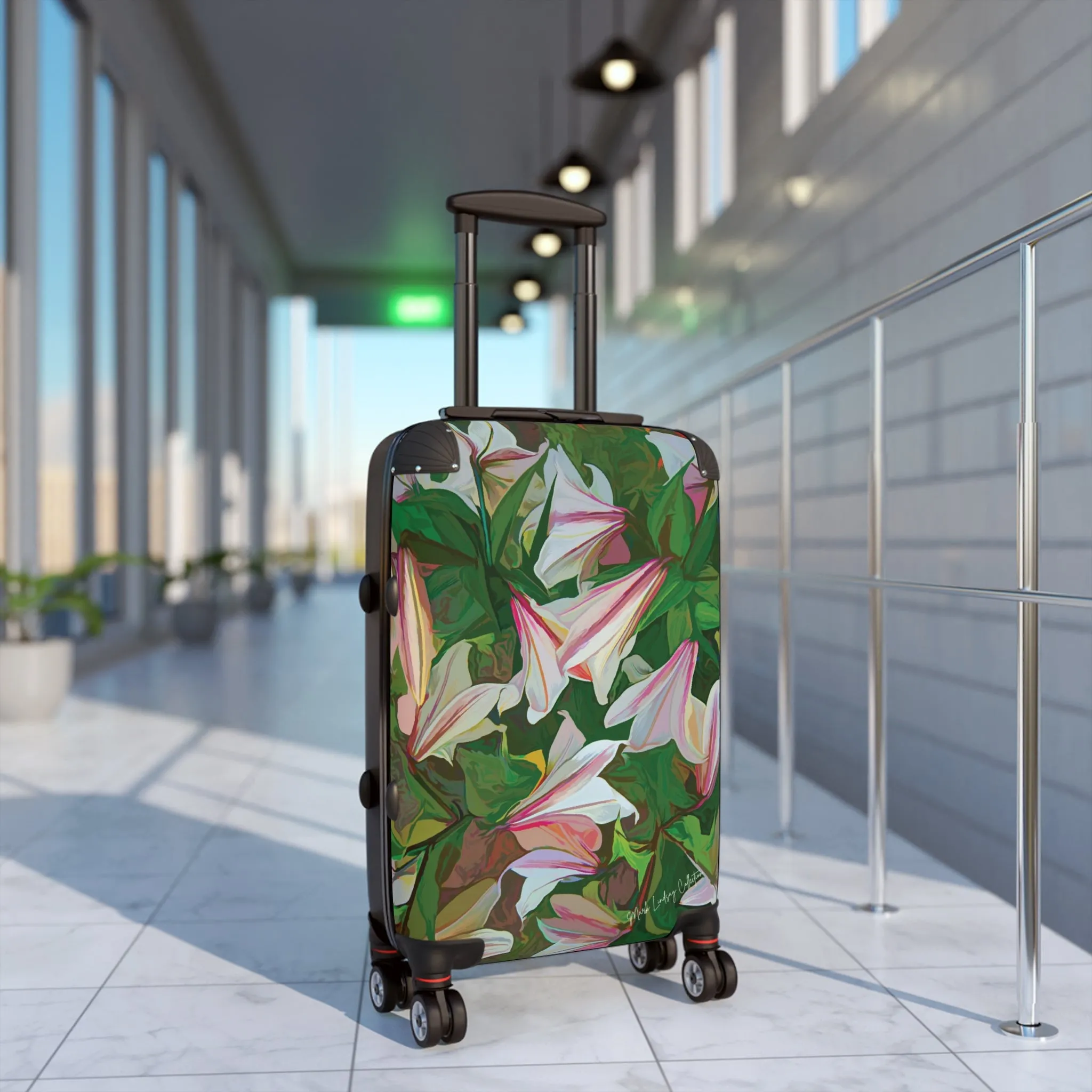 Lilly Garden Custom Art Luggage