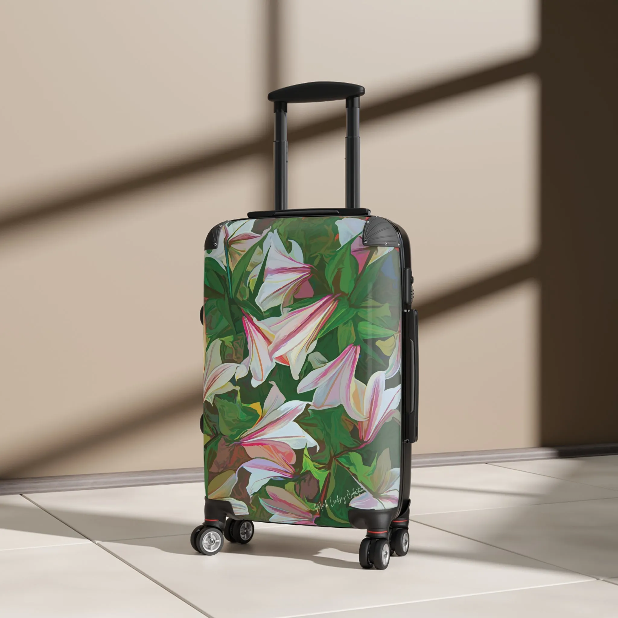 Lilly Garden Custom Art Luggage