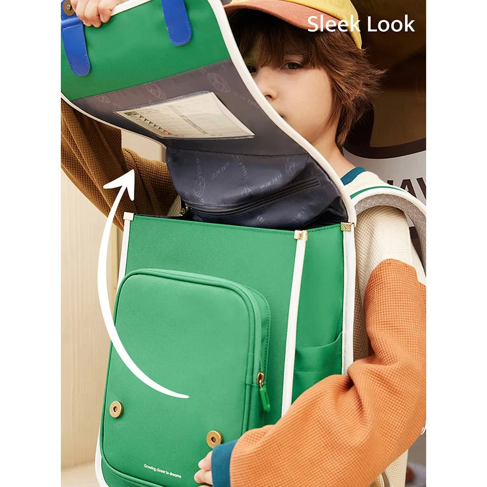 Little Surrpise Box Jade Green Rectangle style Backpack for Kids