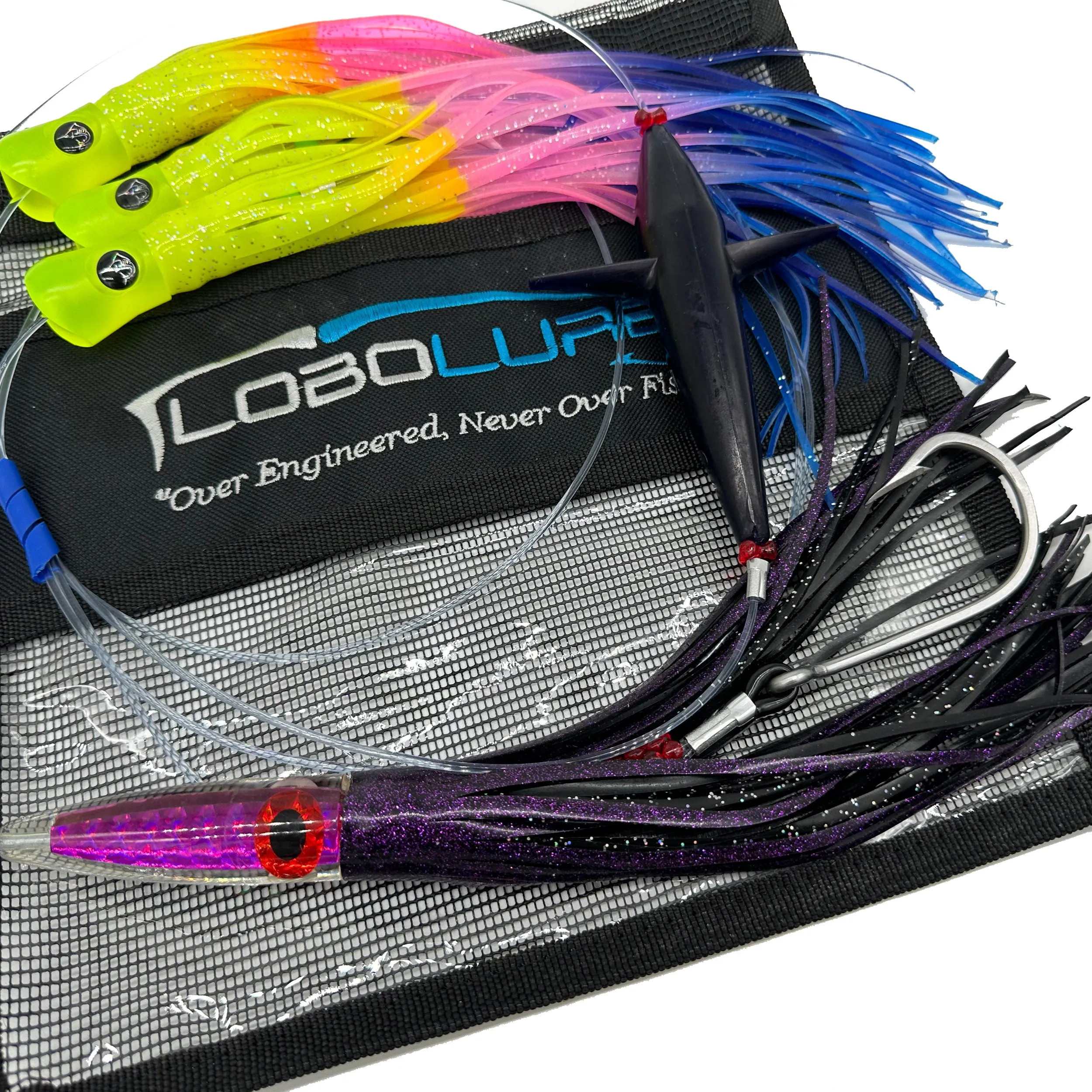 Lobo Lures #223 SkipJack Hybrid Demon UV Splash Daisy Chain