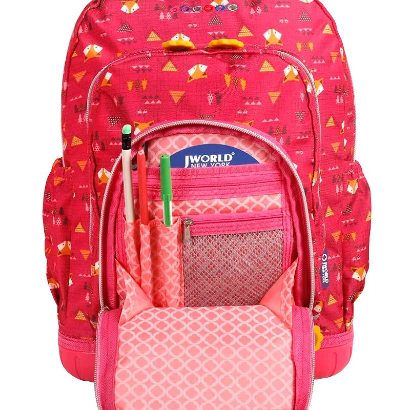 Lollipop Kids Rolling Backpack With Lunch Bag (16 Inch)