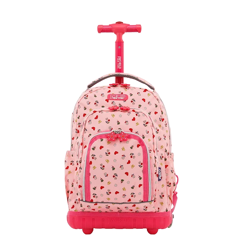 Lollipop Kids Rolling Backpack With Lunch Bag (16 Inch)