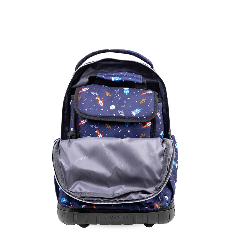 Lollipop Kids Rolling Backpack With Lunch Bag (16 Inch)