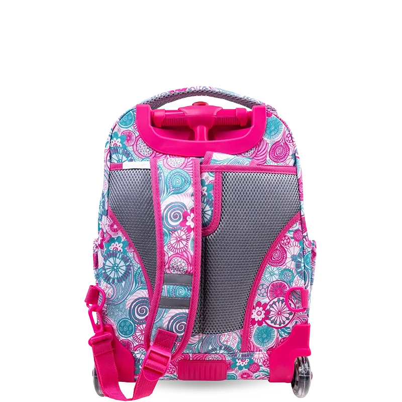 Lollipop Kids Rolling Backpack With Lunch Bag (16 Inch)