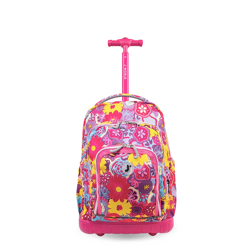 Lollipop Kids Rolling Backpack With Lunch Bag (16 Inch)