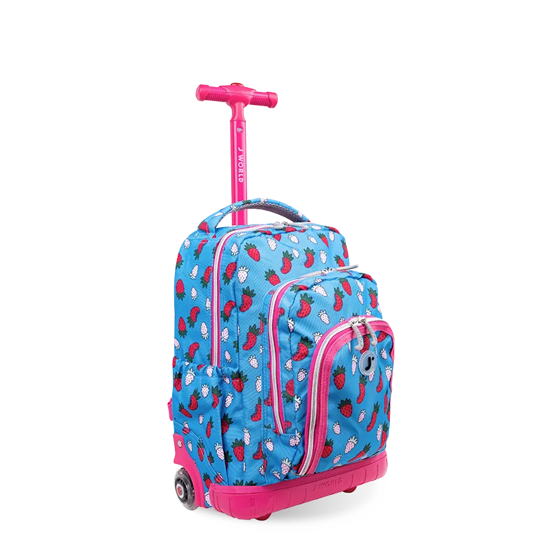 Lollipop Kids Rolling Backpack With Lunch Bag (16 Inch)