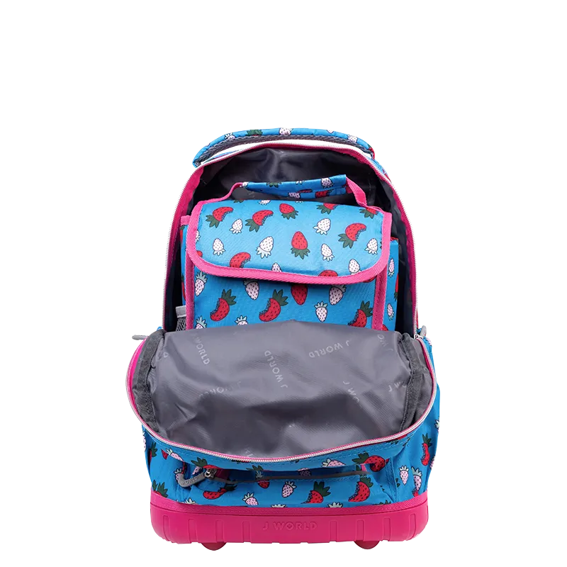 Lollipop Kids Rolling Backpack With Lunch Bag (16 Inch)