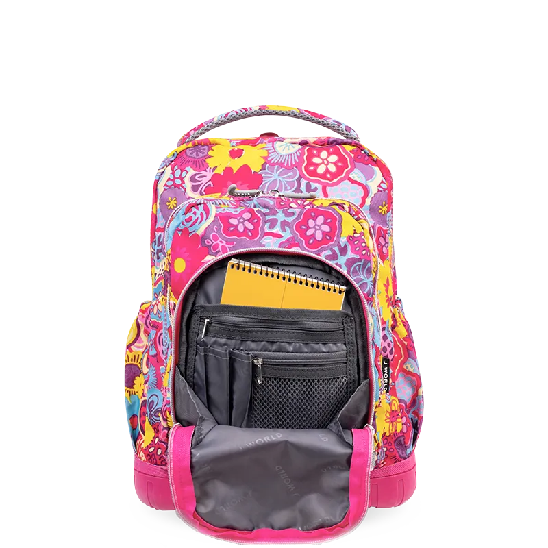 Lollipop Kids Rolling Backpack With Lunch Bag (16 Inch)