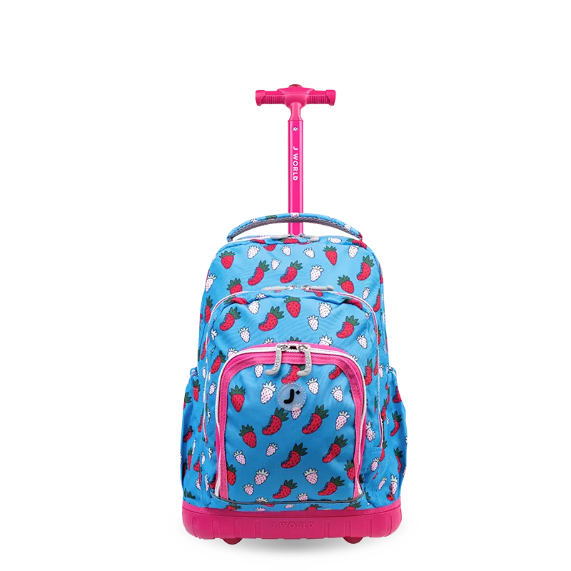 Lollipop Kids Rolling Backpack With Lunch Bag (16 Inch)