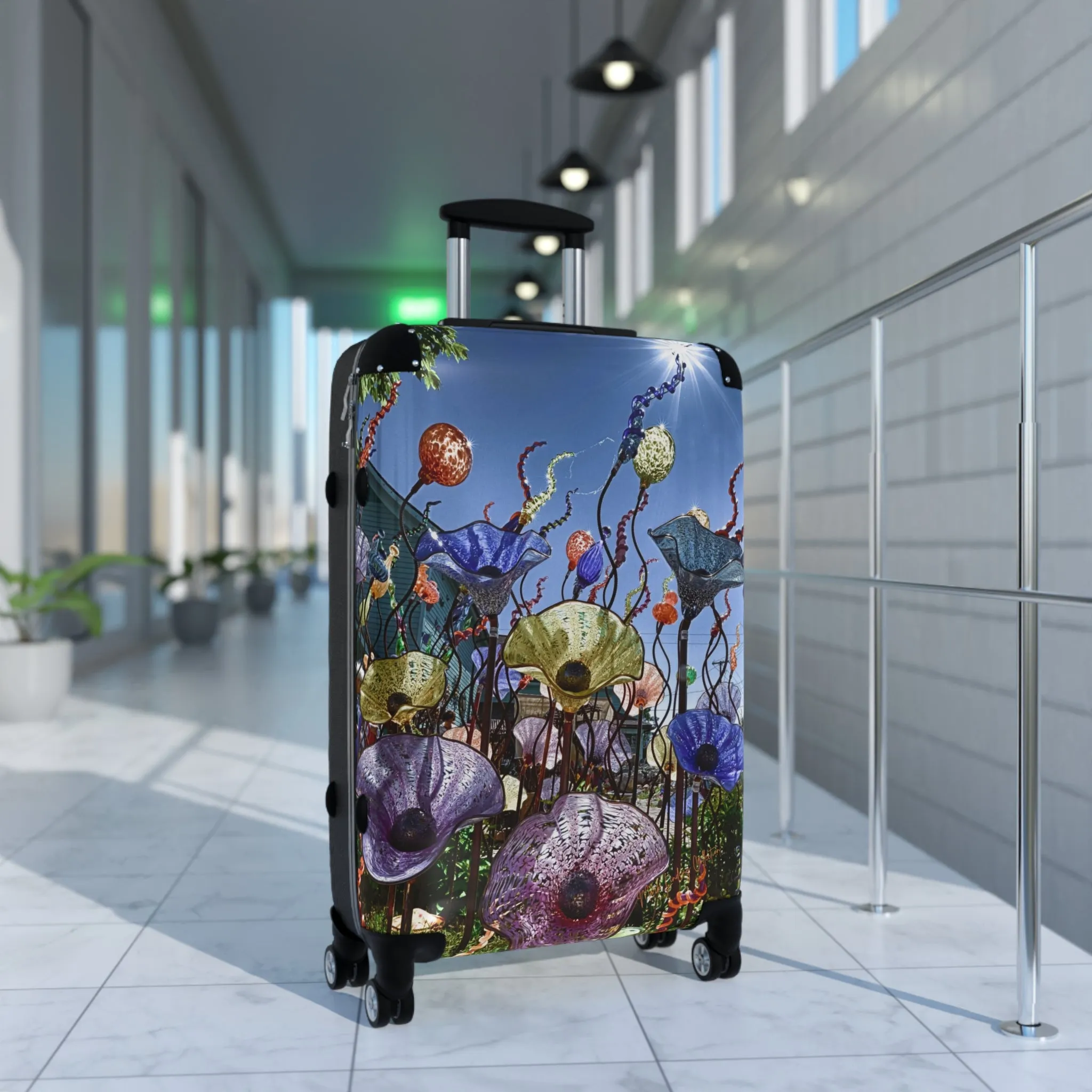 Magic Glass Custom Art Luggage