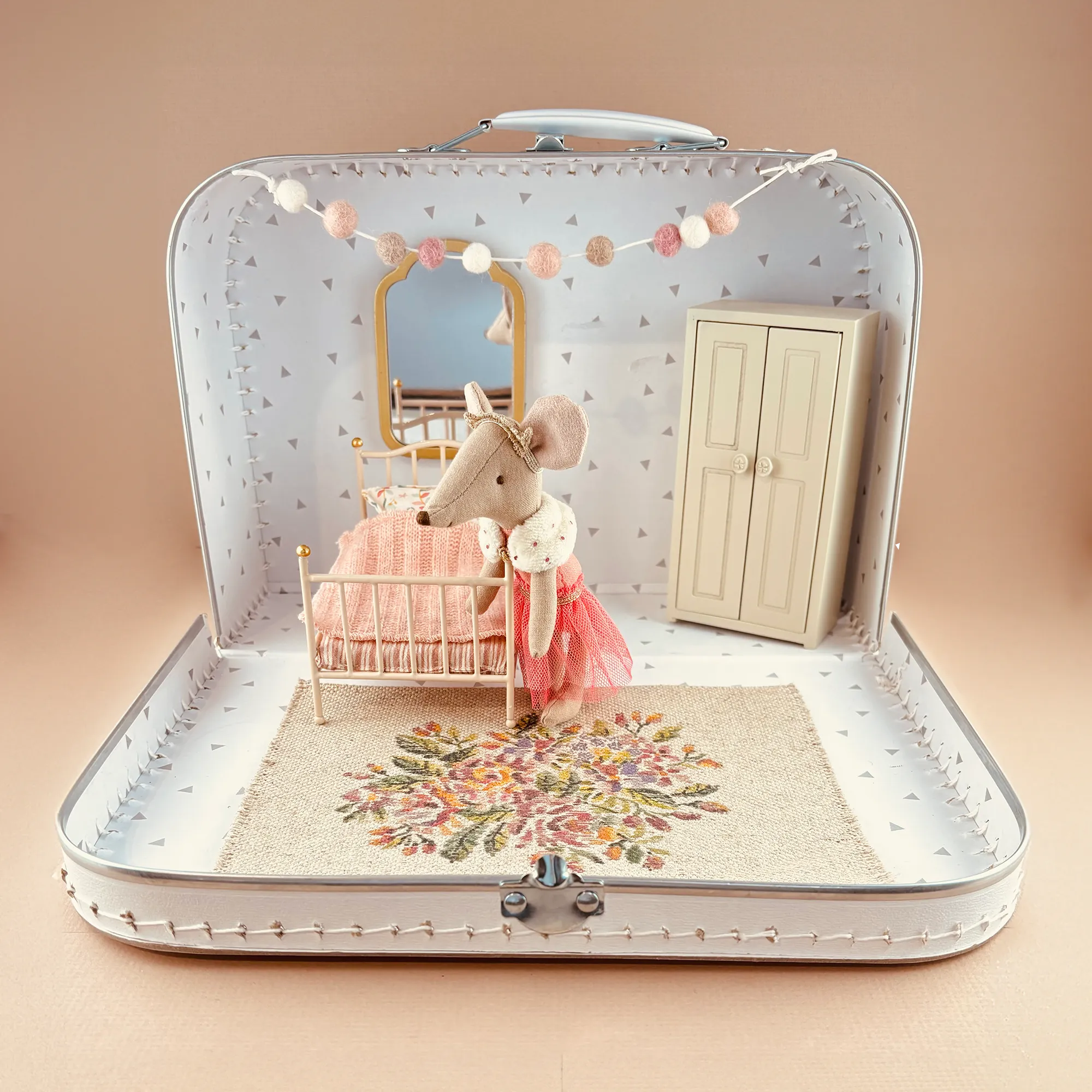 Maileg Princess Mouse Suitcase Bedroom