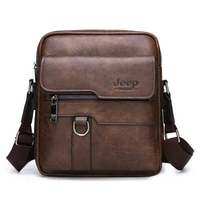 Man Leather Bag Shoulder Crossbody Bags For Men Cow Split Leather Male iPad Business Messenger Bag