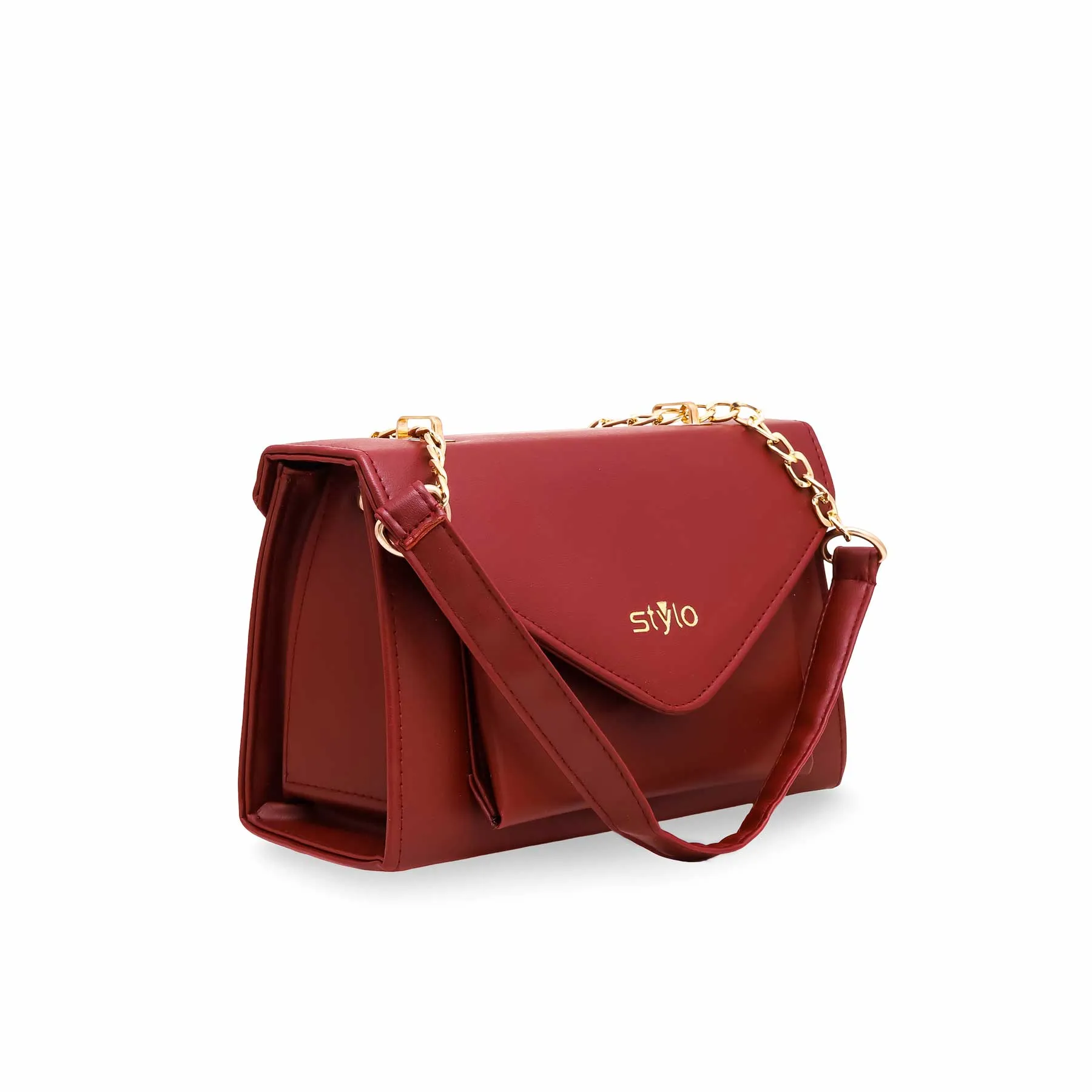 Maroon Casual Shoulder Bag P55480