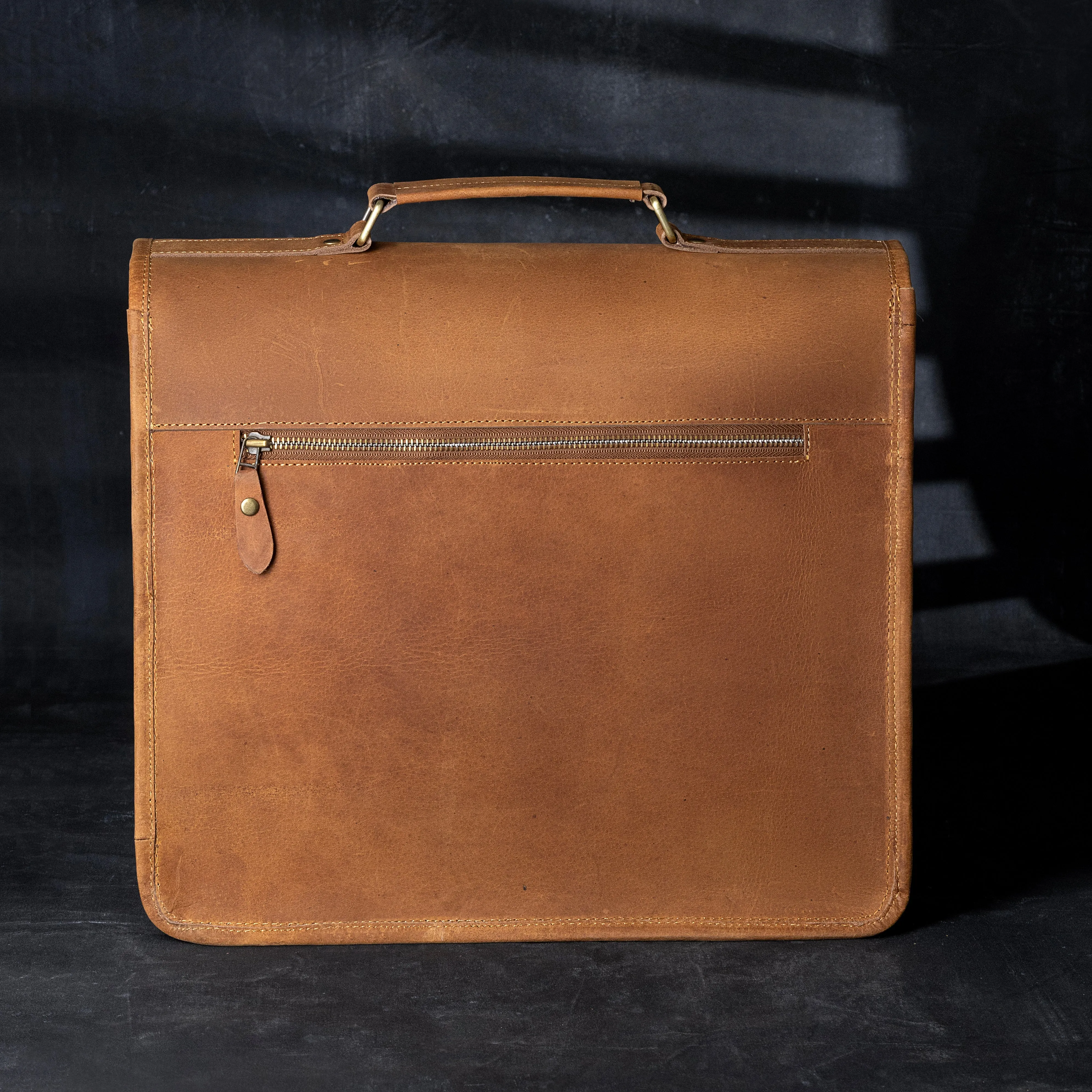 Master Mason Blue Lodge Briefcase - Genuine Cow Leather