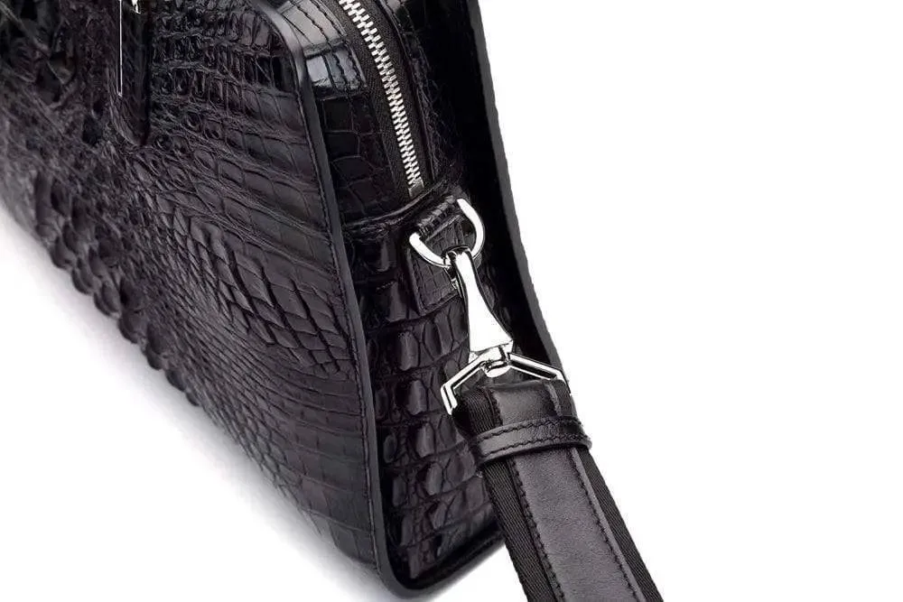 Mens  Crocodile Leather Briefcase