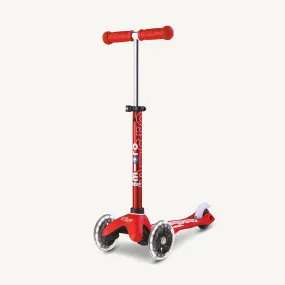 Micro Scooters Mini Micro Scooter Deluxe LED - Red