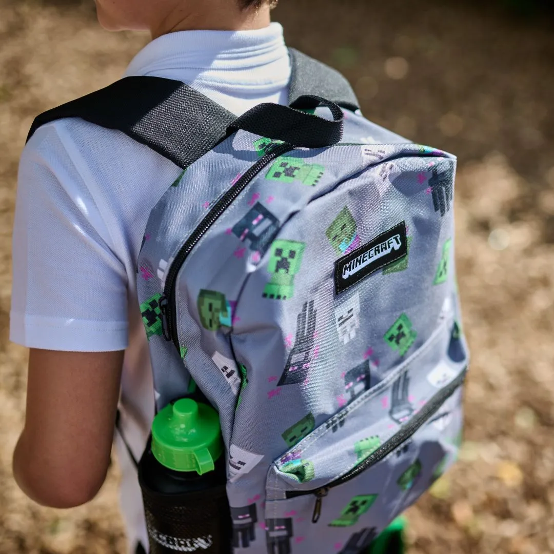 Minecraft Backpack - 4 Piece Set