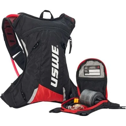 MTB Hydro 3 USWE Hydration Pack, Black/USWE Red