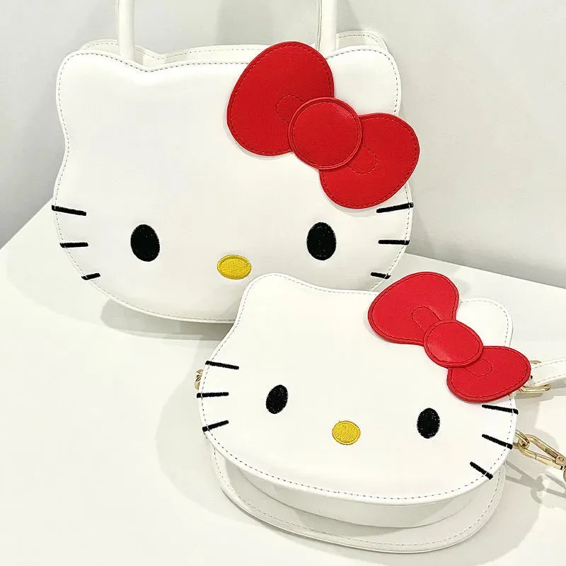 My Melody and Hello Kitty PU Crossbody Handbag