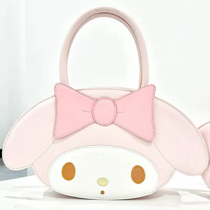 My Melody and Hello Kitty PU Crossbody Handbag